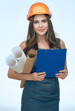 kadın mimar planları ve Pano 