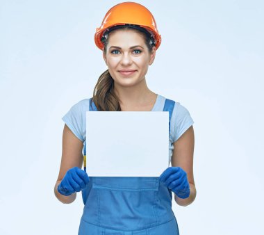 Beyaz afiş kopya alanı ile tutarak Oluşturucu. 