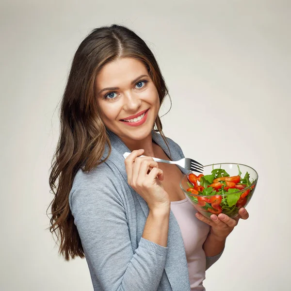 Dieta vegetal com salada verde . — Fotografia de Stock