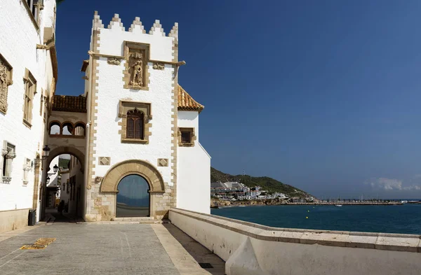 Detalj av Sitges på Medelhavet, Spanien — Stockfoto