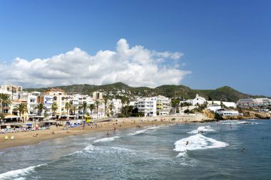 Beach Sitges 21. Eylül 2017, İspanya