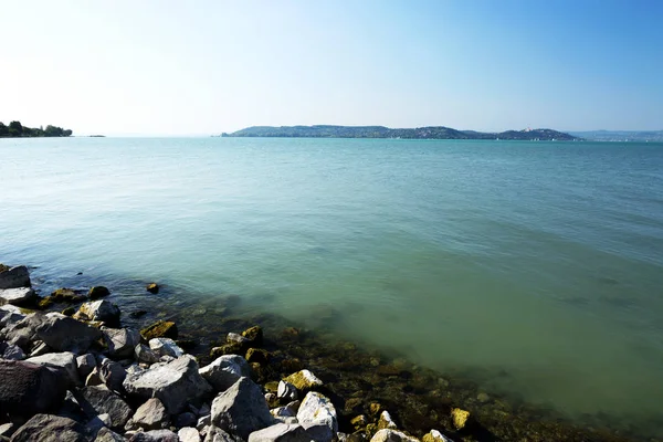 Detalle Del Lago Balaton Hungría Balatonboglar — Foto de Stock