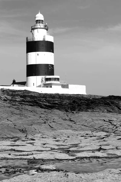 Vuurtoren Haak Hoofd County Wexford Ierland — Stockfoto