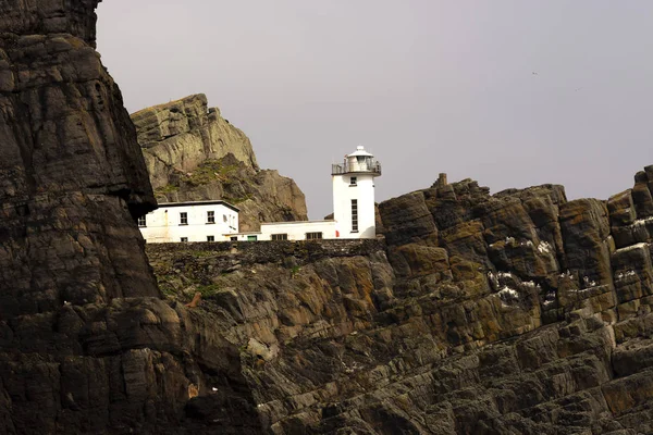 Vecchio Faro Skellig Michael Irlanda — Foto Stock