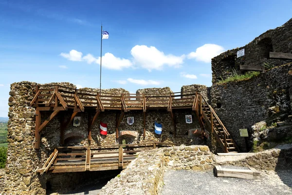 Forte Szigliget Lago Balaton Hungria — Fotografia de Stock