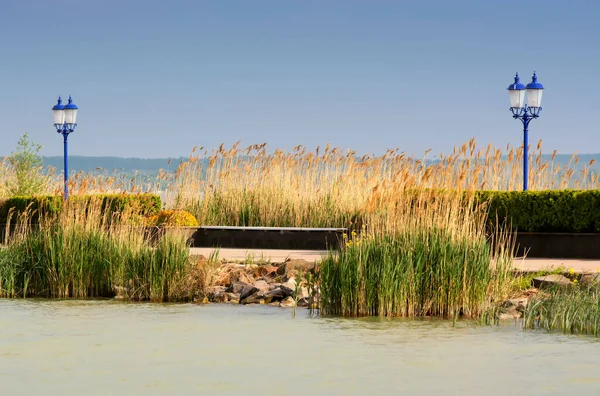 Macaristan Balaton Gölü Ndeki Keszthely Limanının Detayları — Stok fotoğraf