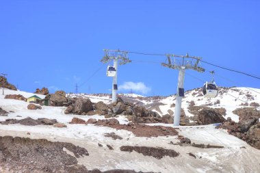 Elbrus. Birinci düzey üzerinde hava Asansör 