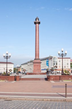 Stella in Victory Square. Kaliningrad clipart