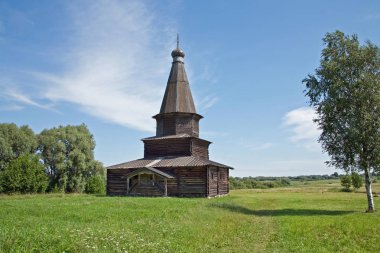 Novgorod. Ahşap mimari Vitoslavlitsy Müzesi