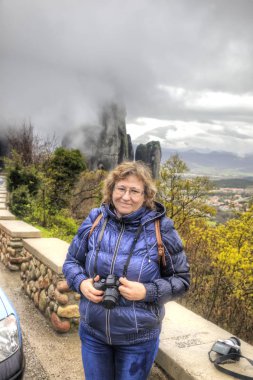 Meteora. Kayalar. Fotoğrafçı
