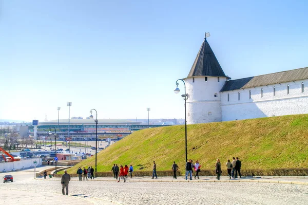 Kazan. Sydvästra tornet av Kreml — Stockfoto