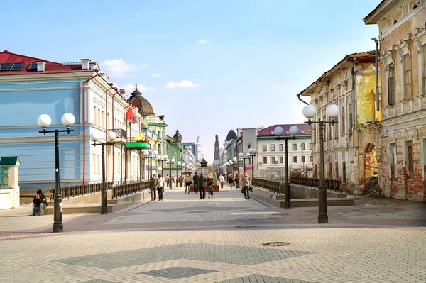 Kazań. Baumana Street — Zdjęcie stockowe