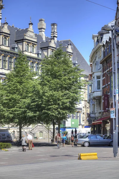 Stadt Gent. Stadtlandschaft — Stockfoto