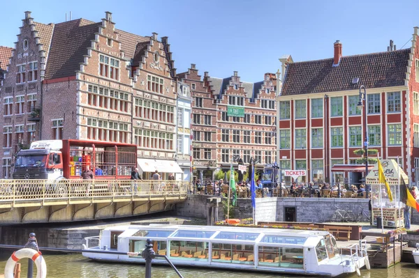 Stad Gent. Stedelijk landschap — Stockfoto