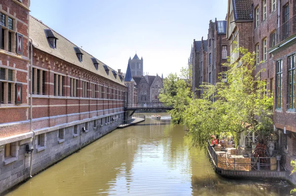 Stad Gent. Stedelijk landschap — Stockfoto