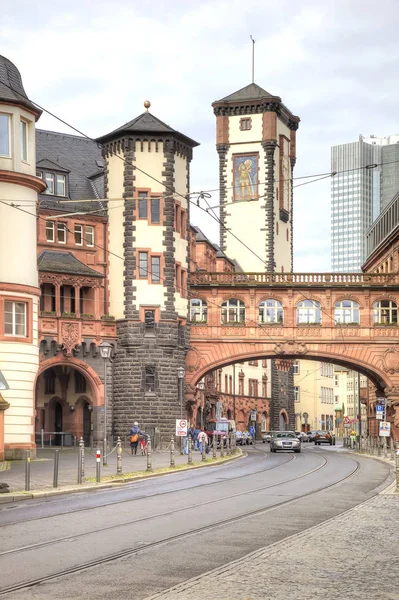 Stad landschap. Frankfurt am Main — Stockfoto