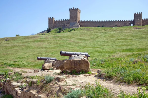 Crimea. Sudak. Genoese fortress — Stock Photo, Image