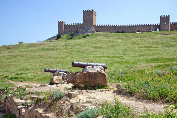 Crimea. Sudak. Genuese vesting — Stockfoto