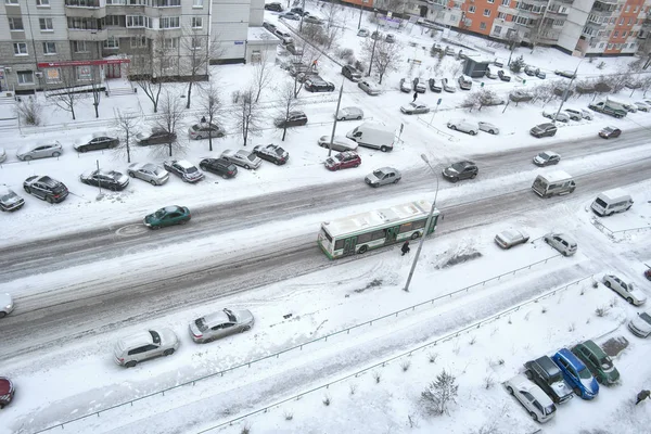莫斯科。冬季大街 — 图库照片