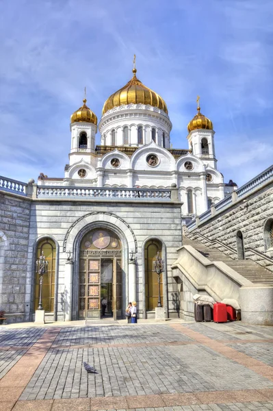 Moskwa. Sobór Chrystusa Zbawiciela — Zdjęcie stockowe