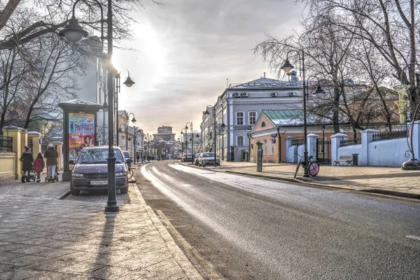 Moskova, Pyatnitskaya sokak — Stok fotoğraf