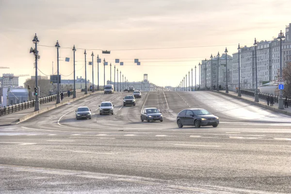 Moskau. Bolschoi-Kamenny-Brücke — Stockfoto