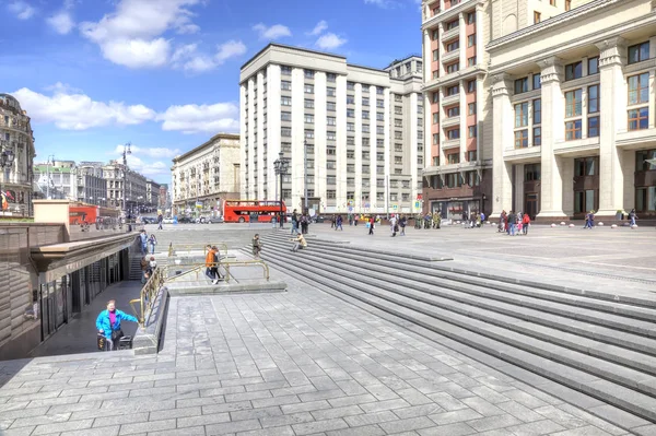 Moscow. Manezhnaya square — Stock Photo, Image