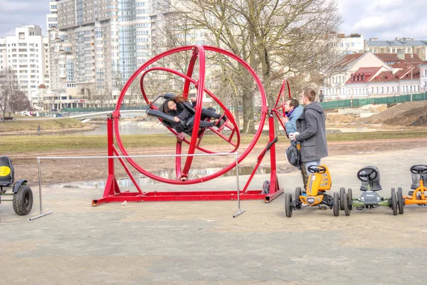 Minsk. Cazibe kıza — Stok fotoğraf