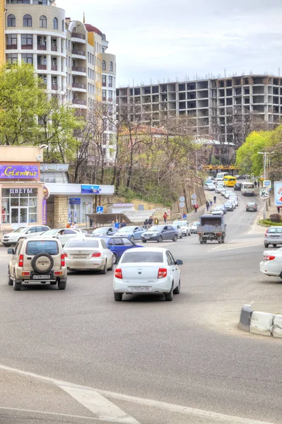 Kislovodsk. Kirova street and Oktyabrskaya square — Stock Photo, Image