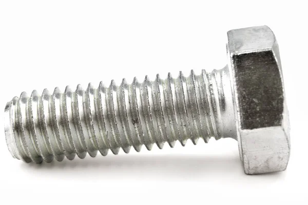 Bolts on white — Stock Photo, Image