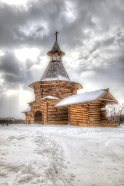 Museet for trearkitektur, Kolomenskoye – stockfoto