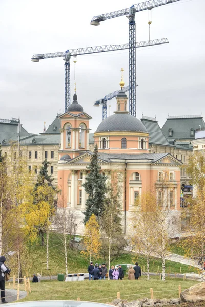 Moskau. die Kirche der Hl. Barbara in Varvarka — Stockfoto