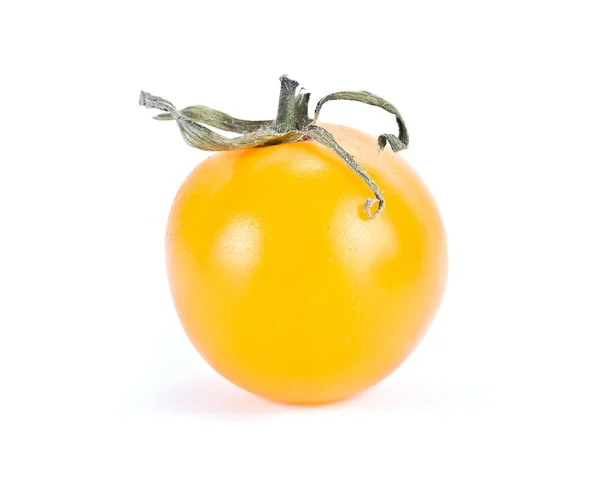 Tomate amarillo sobre blanco —  Fotos de Stock