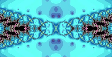 Fraktal desen. İllüstrasyon