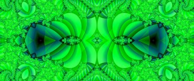 Fraktal desen. İllüstrasyon