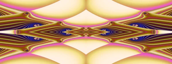 Modèle fractal. Illustration — Photo