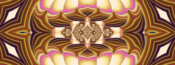 Modèle fractal. Illustration — Photo