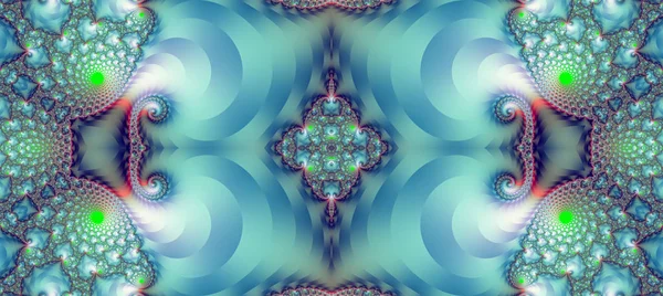 Modèle fractal. Illustration — Photo