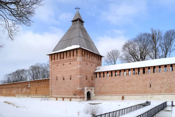 Smolensk. Parede da fortaleza — Fotografia de Stock