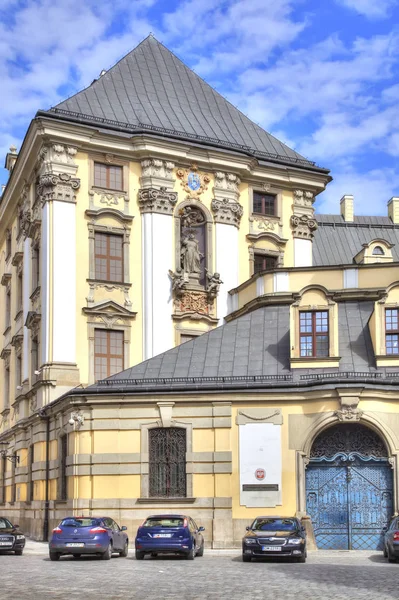 Wroclaw. Pazar Meydanı eski evleri — Stok fotoğraf