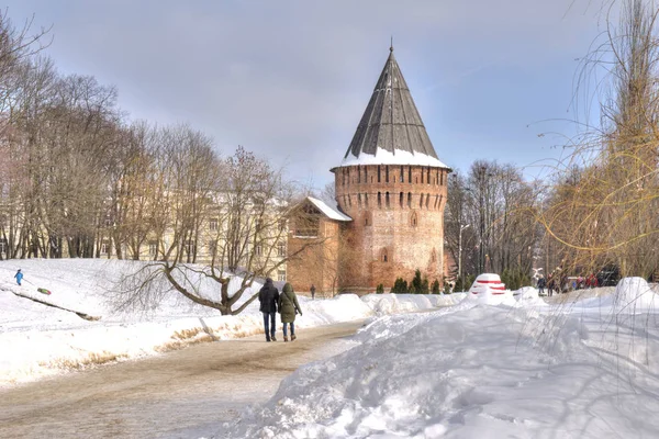 Smolensk. Toren van de Gromovaya — Stockfoto