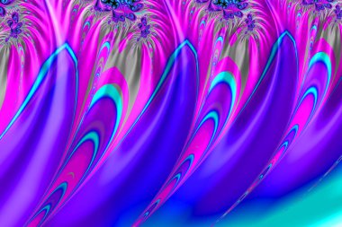 Soyut fraktal desen. Büyüleyici bir gerçeküstü süs. İllüstrasyon