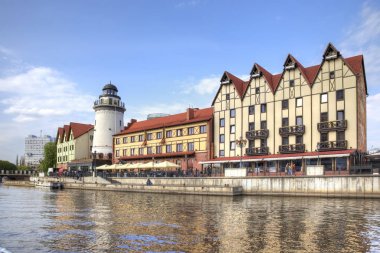 Kaliningrad şehir. Deniz feneri balık Köyü
