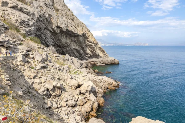 Crimea.Trail Golitsyn. Gunung Koba-Kaya, pemukiman Novyy Sve — Stok Foto