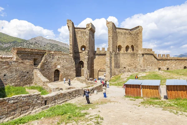 Genuese vesting. Sudak. Krim — Stockfoto