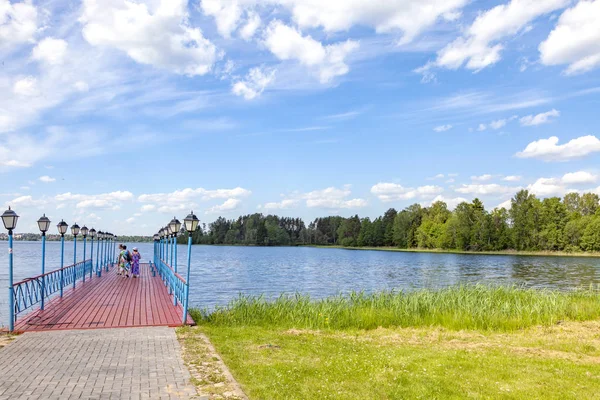 Ligplaats aan het Valdai meer — Stockfoto