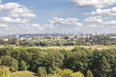 Moskova. Pechatniki Bölgesi Panoraması 