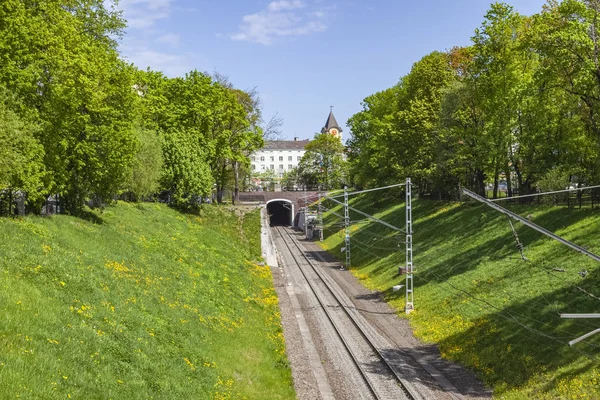 Det är Kaliningrad. Järnväg — Stockfoto