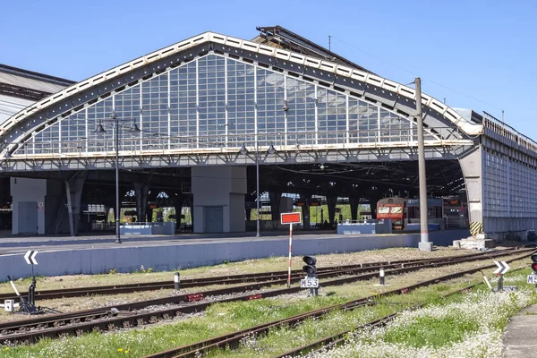 Kaliningrad. Stacja kolejowa — Zdjęcie stockowe