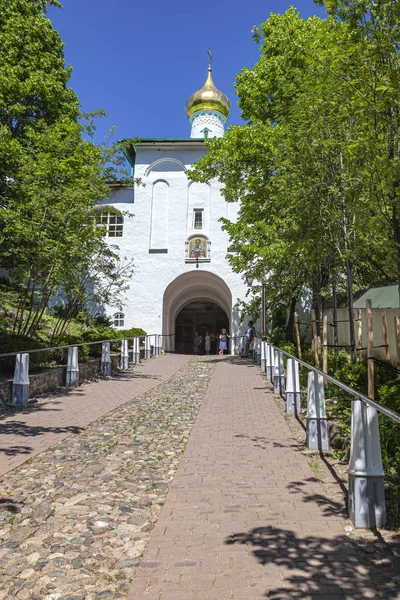 Holy Dormition Pskovo Pechersky Monastery Pskov Caves Monastery Descent Bloody — 图库照片